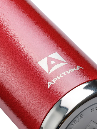 Термос бытовой, вакуумный (для напитков), тм "Арктика", 750 мл, арт. 106-750 (красный)