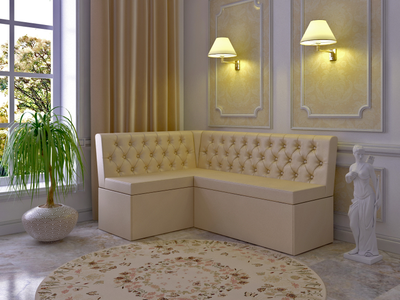 Скамья угловая Венеция кожзам (Бонмебель)