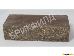 Имитация природного камня "Шуба", ложок (тычок). Шоколад. Кирпичный завод Брик Филд