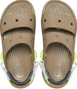 Crocs Classic All-Terrain Sandals Детские коричневые