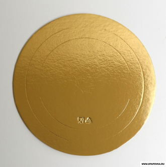 Подложка усиленная, 23 см, золото 2,5 мм