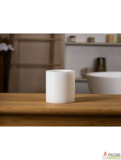 Гладкий парафиновый плафон для LED свечей - 9,2*10см