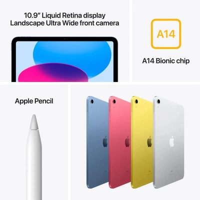 Apple iPad 10 (2022) Wi-Fi 64GB EU Серебристый