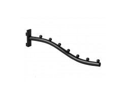 MB-2207 Кронштейн на профиль 7 шариков цвет черный