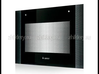 Стекло наружное "GEFEST" мод. 6300, 6500, черное (6500.19.1.000-03) 598x450