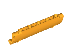 Technic, Panel Curved 11 x 3 with 2 Pin Holes through Panel Surface, Bright Light Orange (62531 / 6275897)