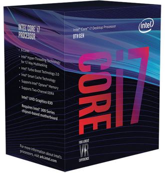 Процессор Intel Core I7-8700K BOX (без кулера)