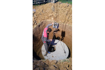 Якорение пластикового кессона