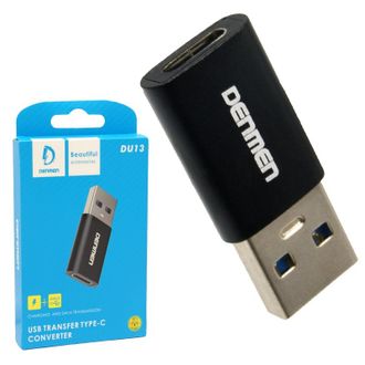 Переходник Denmen DU13 Type-C to USB