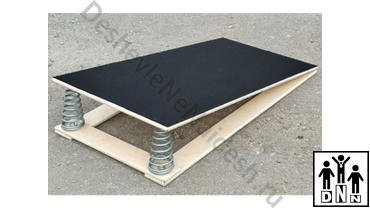 Мостик гимнастический подкидной (прямая платформа, на двух пружинах)