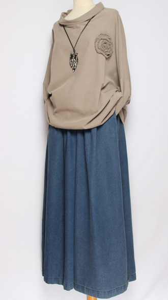 Рубашка "Вельвет хомут роза" хаки, бежевая до р.56