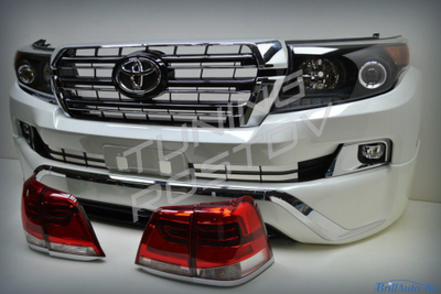 Комплект рестайлинга Toyota Land Cruiser 200 из 2007 в 2016+ (Максимальный)