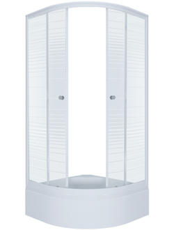 Душевой уголок Triton Стандарт 100х100 В полосы