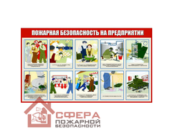 Стенд «Пожарная безопасность-12» 1200*680 мм