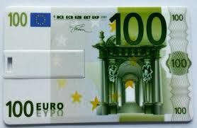 Флешка 100 евро 8 Гб