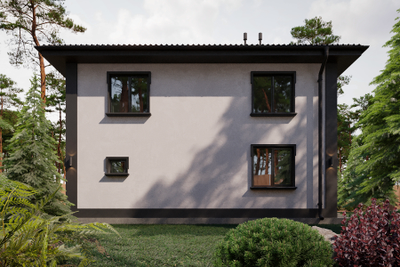 Двухэтажный дом с четырьмя спальнями 153.52м² (S27)