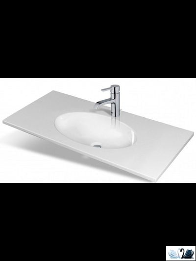 Раковина Эстет Vegas  100 х 45 см мраморная, мебельная, для ванной