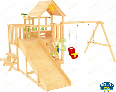 Детская площадка IgraGrad Крафт Pro 1 с зимней горкой Бийск