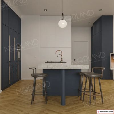 Ламинат Norland Herringbone Elegant Strong Дуб Фанэн LF304-17 34 класс толщина 12 мм с фаской 1.32 м2