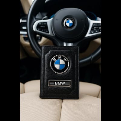 Обложка для авто документов с логотипом БМВ, BMW
