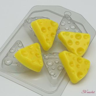 Форма пластик. Сыр треугольный (4мини)