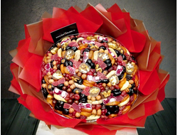 Букет с рахат лукумом и финиками