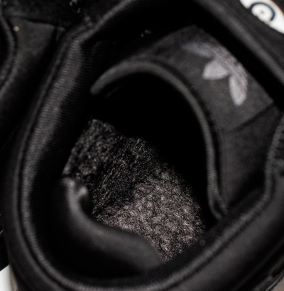 Adidas Campus With Fur Triple Black с мехом