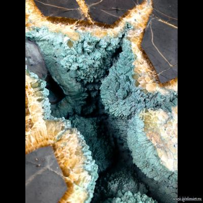 Септария, герхардтит на кальците. Россия. Редкость! 345*325*145мм