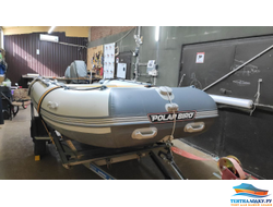 Тент на лодку Polar Bird модель PB-420E 2020 г.  пол-стеклокомпозит