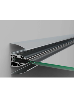 PZK Профиль-зажим для стеклянного козырька