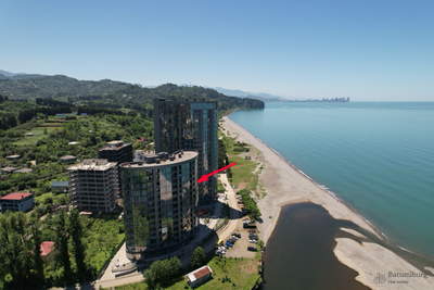 ЖК "Tropical Garden", Квартира 1+1 с прямым видом на Чёрное море , в Грузии, пригород Батуми. Аренда на долгий срок. Сдана до 081025