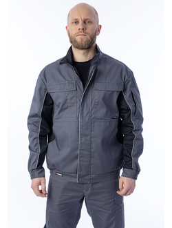 Куртка BRODEKS KS 201 цв. серый/чёрный