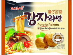 Лапша Samyang Hot Chicken flavor Ramen Potato со вкусом картофеля 120 гр (40 шт)