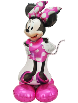 Шар 3D (50''/127 см) Фигура на подставке, Минни Маус