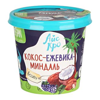 Мороженое веганское "Кокос, Ежевика, Миндаль", без сахара, 75г (icecro)