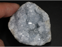 Целестин голубой, друза кристаллов, Мадагаскар (51*43*30 мм, 81 г) №36260