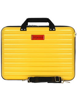 Пластиковый кейс для ноутбука 17 - 18 дюймов Optimum, желтый