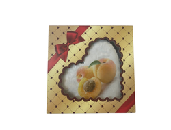 Пряник заварной  с декором с абрикосовой начинкой в подарочной коробке 500 гр.