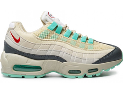 Nike Air Max 95 Серые с бирюзовым (36-40) Арт. 002F-A