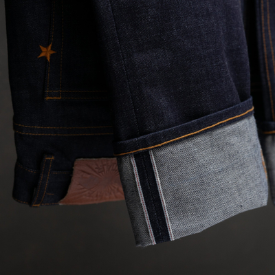 Джинсы =Brave Star= True Straight 14oz Hardline Japan Selvage Denim