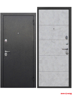 7,5 см Гарда Букле Черный Бетон снежный