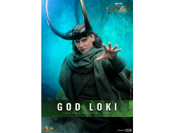 ПРЕДЗАКАЗ - Бог времени Локи (Том Хиддлстон, "Локи") - Коллекционная фигурка 1/6 God Loki (DX40) - Hot Toys ?ЦЕНА: 42900 РУБ.?