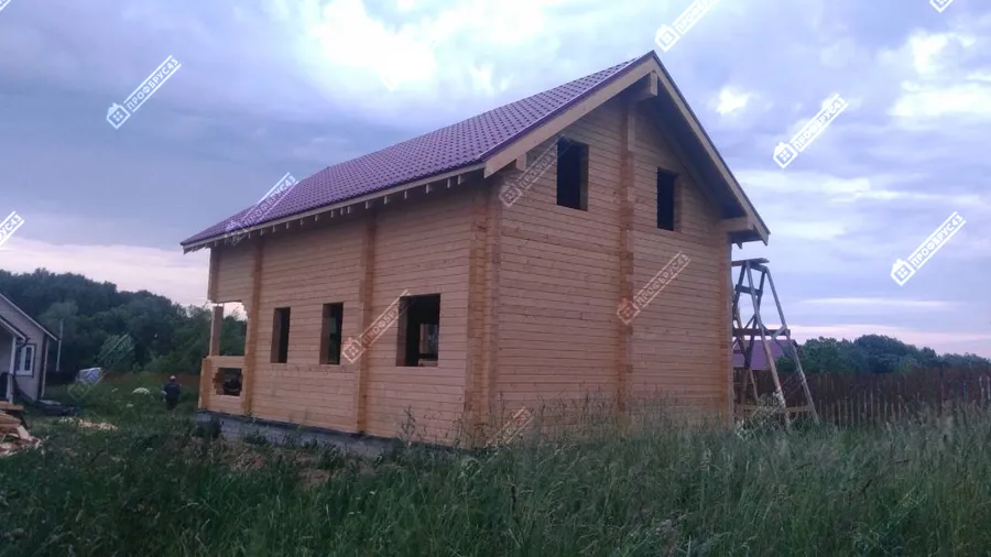 Дом из профилированного бруса камерной сушки 145х195 мм, Московская область, Коломна