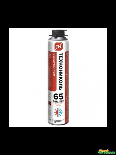 Пена монтажная профессиональная ТехноНИКОЛЬ 65 CONSTANT 990гр всесезонная