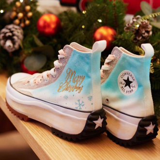 Кеды Converse Run Star Hike High Top Merry Cristmas