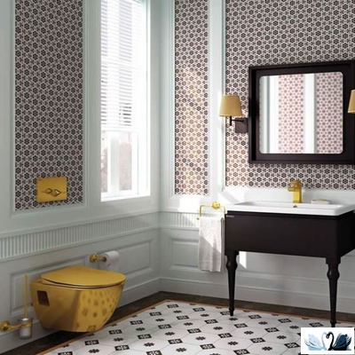 xКнопка смыва CREAVIT UFO GP1006.00 золото матовый