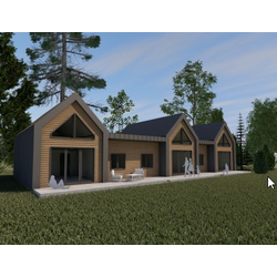 Одноэтажный дом с тремя спальнями 259м² (S40)