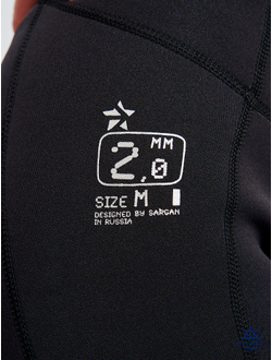 Гидрокостюм Комбинезон неопрен 2мм Sargan "БРАВО" для серфинга жен. р.XL