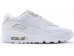 Nike Air Max 90 Белые, кожа (36-46) Арт. 006MF