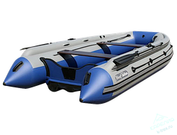 Лодка ПВХ Angler Reef Тритон 390FiНД с интегрированным фальшбортом